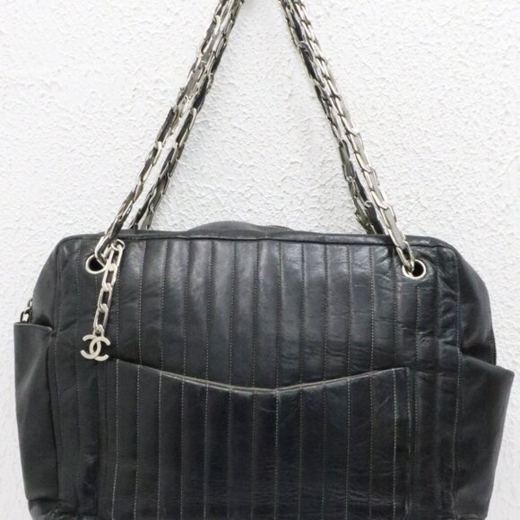Chanel Mademoiselle Ligne Camera Shoulder Bag *READ* - Picture 1 of 16